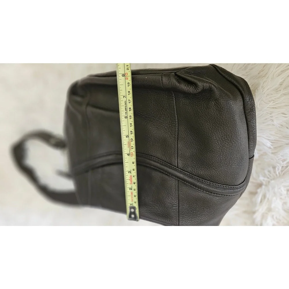 Vintage Stone Mountain‎ Brown leather shoulder bag